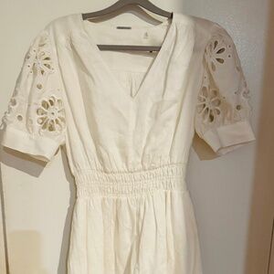 Elie Tahari white maxi dress